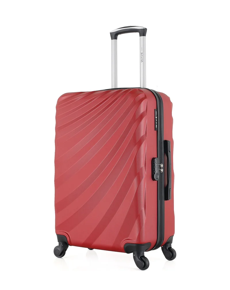 WAVE PARIS - 3er-Pack: Mittelgroßer Koffer, Handgepäck und Handgepäck XXS DANUBE