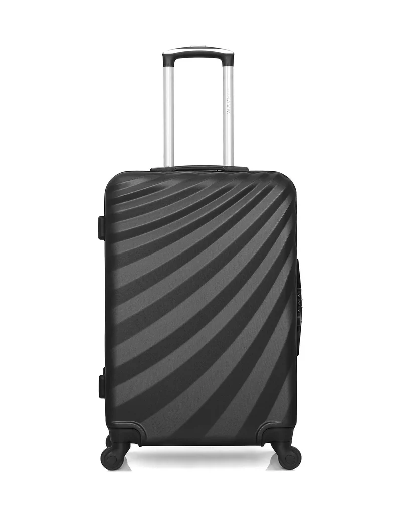 WAVE PARIS - 3er-Pack: Mittelgroßer Koffer, Handgepäck und Handgepäck XXS DANUBE