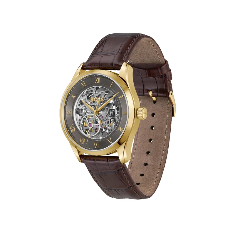 Hugo Boss Principe Skeleton Herrenuhr HB1514235