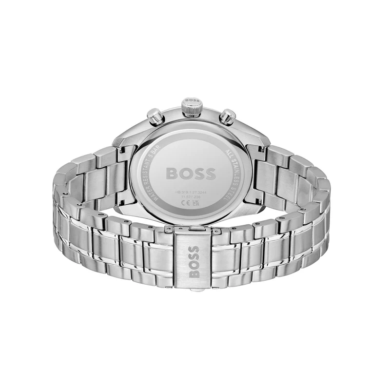 Hugo Boss Grand Prix 44 Silberne Herrenuhr HB1514266