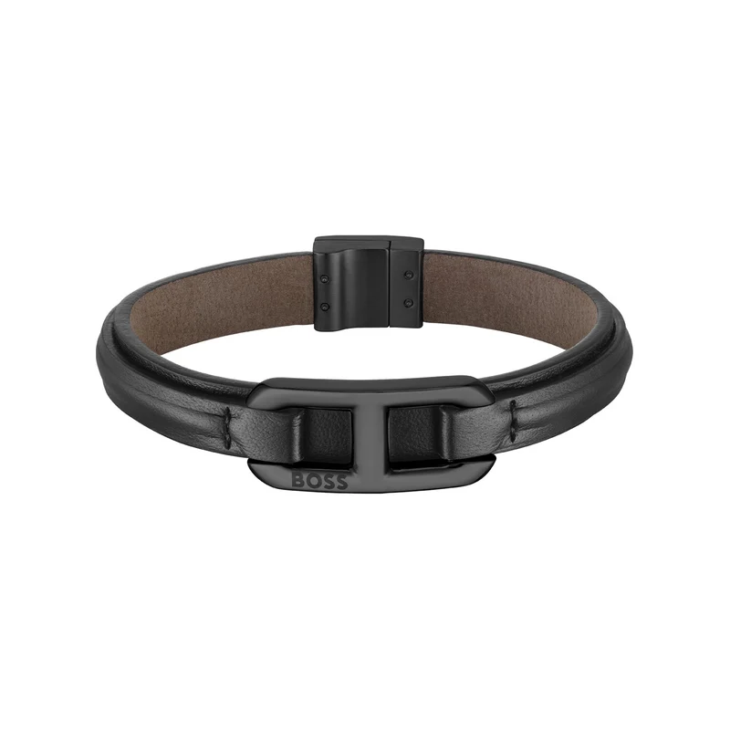 Hugo Boss BOSS Black Leather Bracelet HBJ1580784M