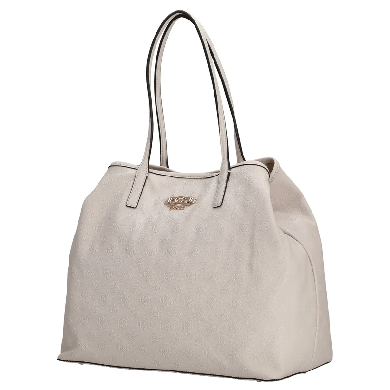 Guess Victtoria Large 2 in 1 Tote - Shopper 50 cm (stone logo)