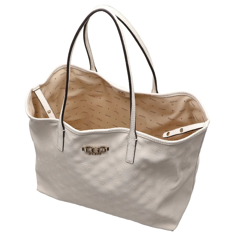 Guess Victtoria Large 2 in 1 Tote - Shopper 50 cm (stone logo)