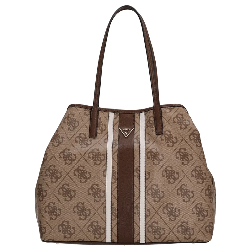Guess Victtoria Large 2 in 1 Tote - Shopper 40 cm (latte logo/brown)