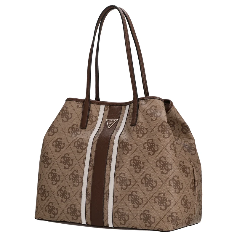 Guess Victtoria Large 2 in 1 Tote - Shopper 40 cm (latte logo/brown)