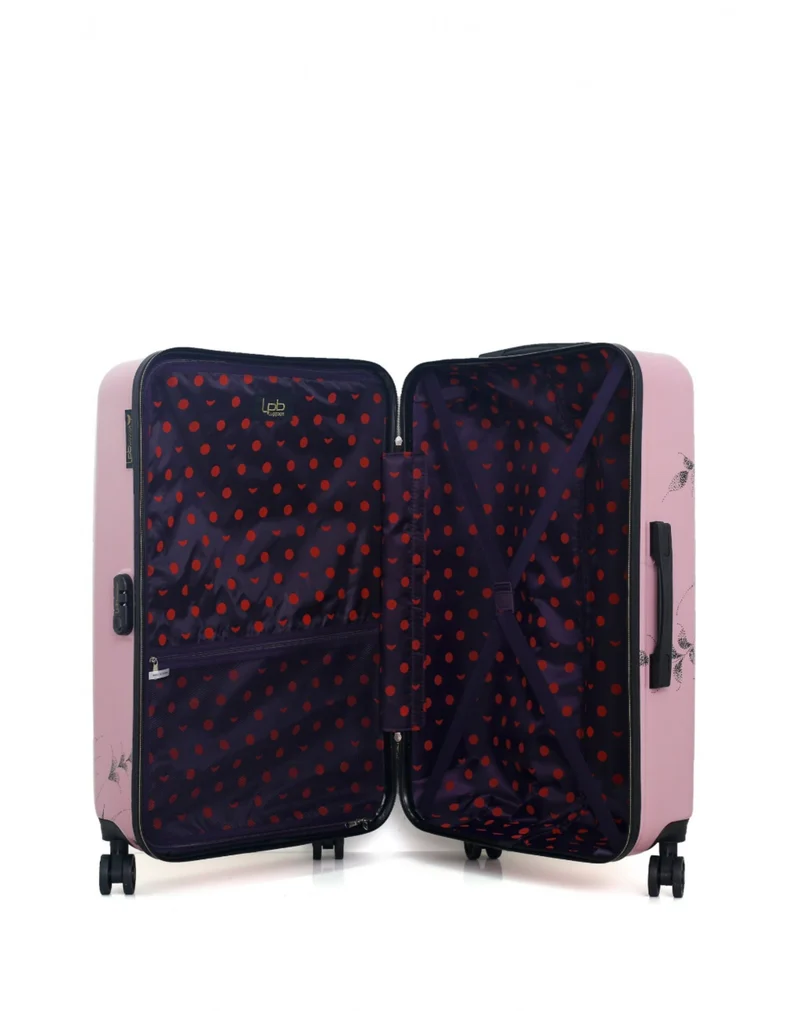 LPB LUGGAGE - Großer Koffer 75cm FLORA