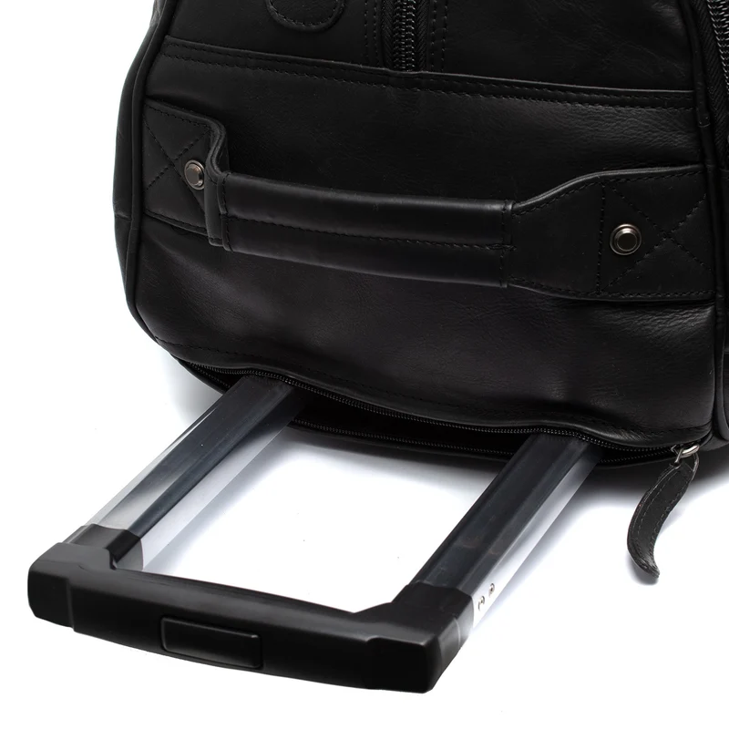 The Chesterfield Brand Jayven - Rollenreisetasche Leder 60 cm (black)