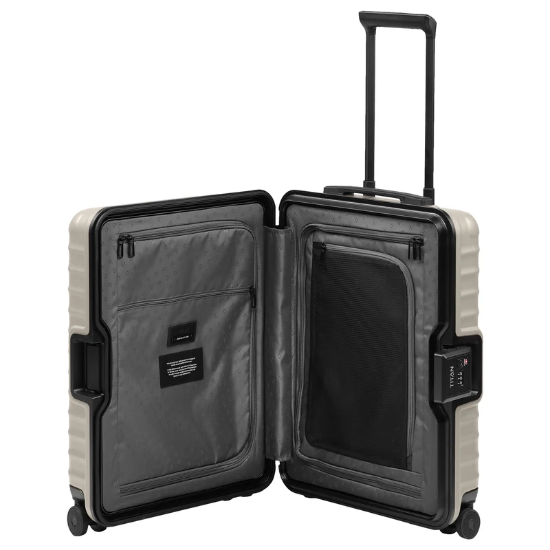 TITAN OVERSEAS - 4-Rollen-Kabinentrolley S 55/20 (moonstone grey, 55 cm)