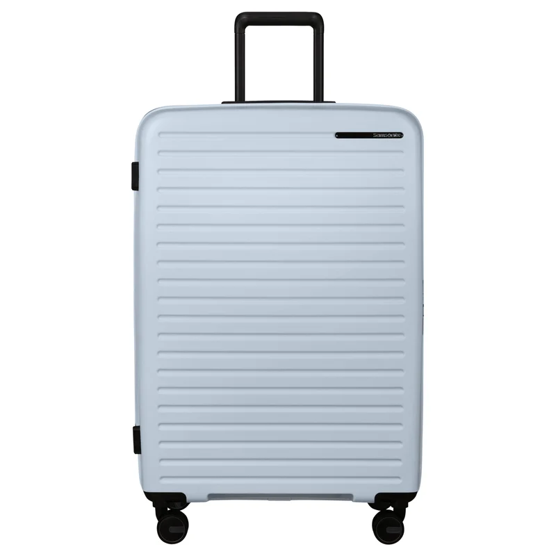 Samsonite Selection Restackd - 4-Rollen-Trolley 75 cm L erw. mit 3tlg. Packsack-Set (glacier)