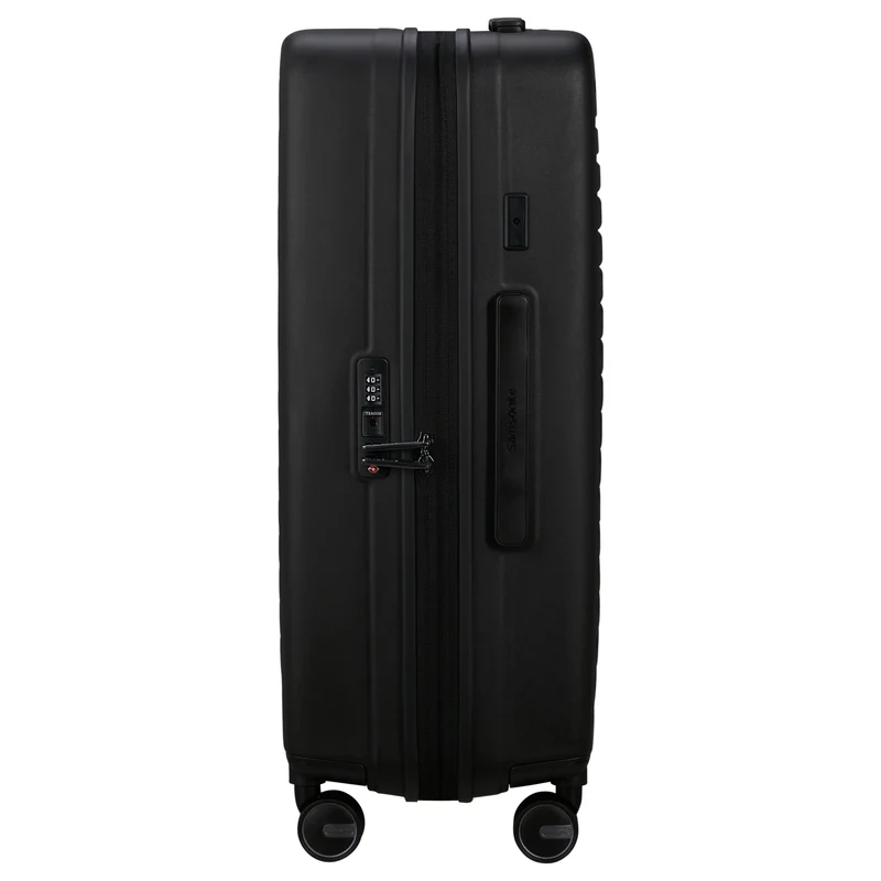 Samsonite Selection Restackd - 4-Rollen-Trolley M 68 cm erw. (schwarz)