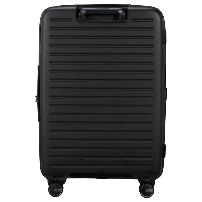 Samsonite Selection Restackd - 4-Rollen-Trolley M 68 cm erw. (schwarz)