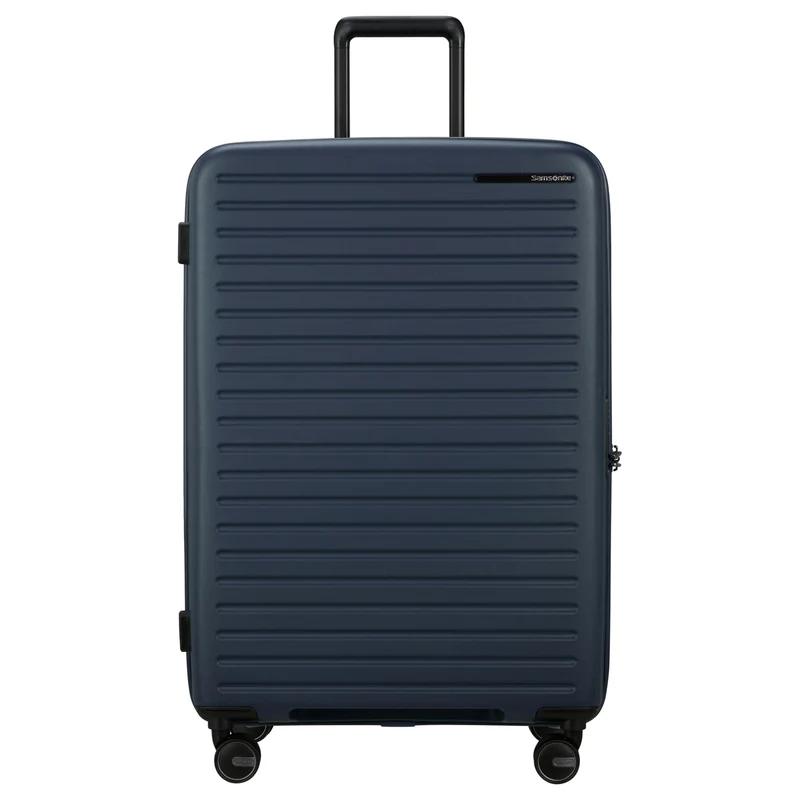 Samsonite Selection Restackd - 4-Rollen-Trolley 75 cm L erw. mit 3tlg. Packsack-Set (midnight)