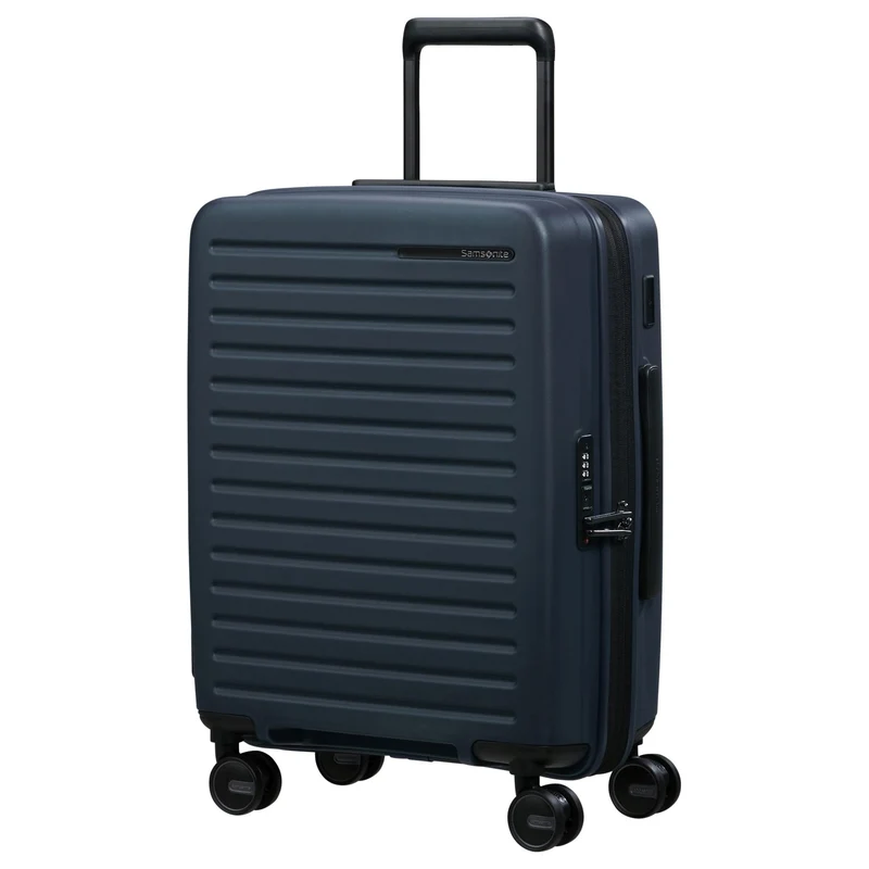 Samsonite Selection Restackd - 4-Rollen-Kabinentrolley 55 cm erw. (midnight)