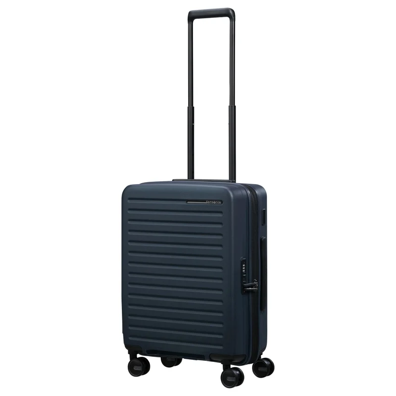 Samsonite Selection Restackd - 4-Rollen-Kabinentrolley 55 cm erw. (midnight)