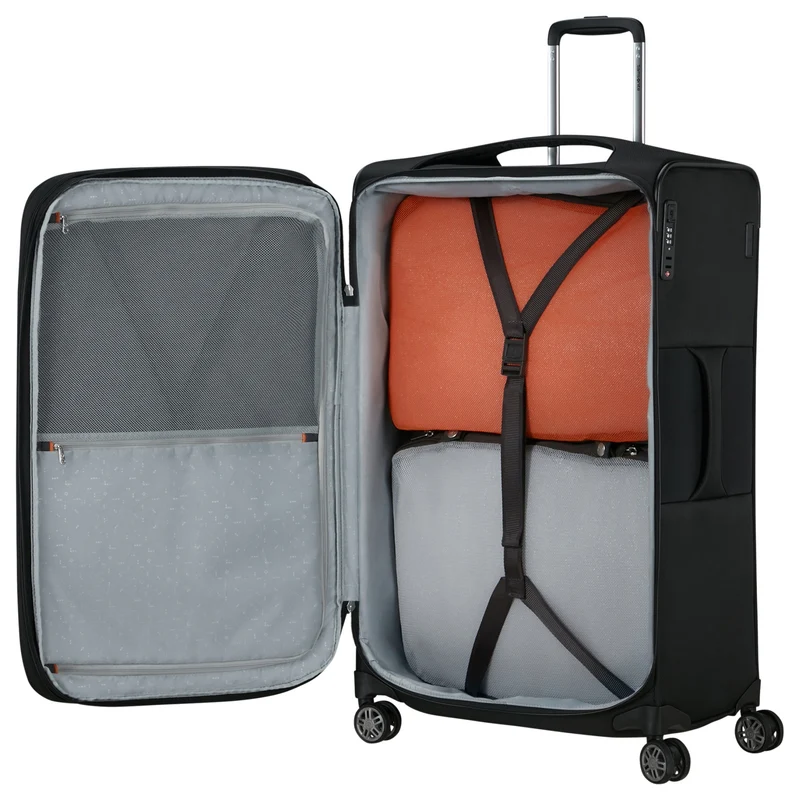 Samsonite Selection Re-Lite - 4-Rollen-Trolley 78 cm erw. (schwarz)