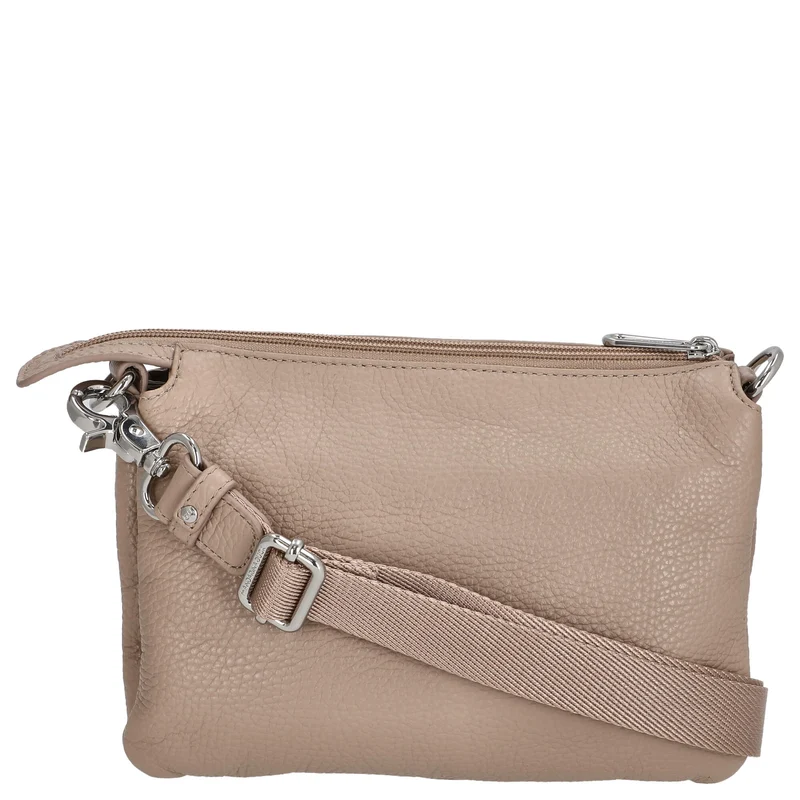 Mandarina Duck Mellow Leather Pochette - Abendtasche 23 cm (warm taupe)