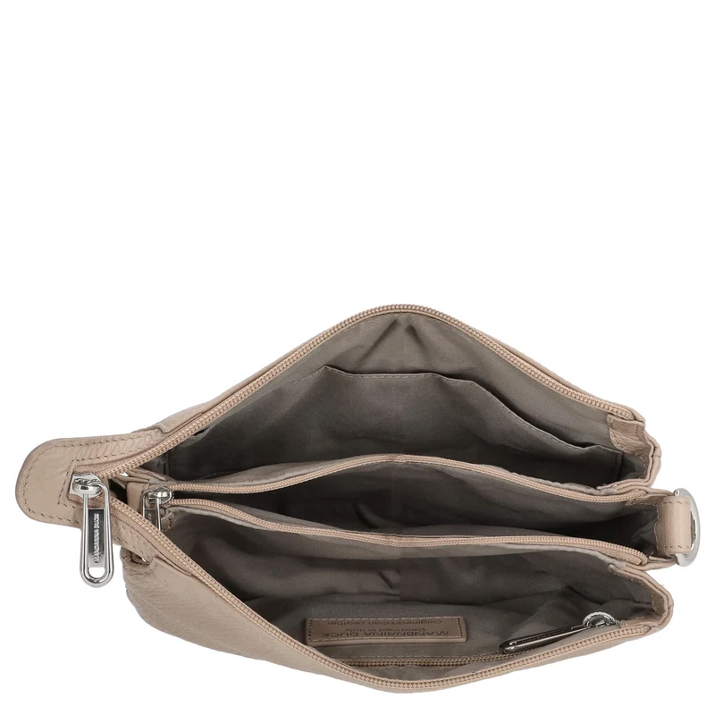 Mandarina Duck Mellow Leather Pochette - Abendtasche 23 cm (warm taupe)