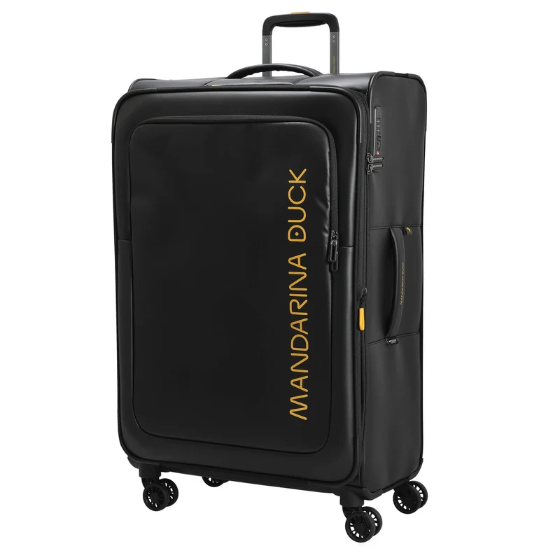 Mandarina Duck ECO - 4-Rollen-Trolley L 78 cm erw. (black)