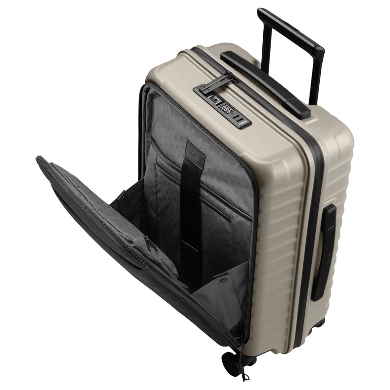 TITAN UPGRADE - 4-Rollen-Kabinentrolley S 55/23 cm mit Vortasche (moonstone grey)