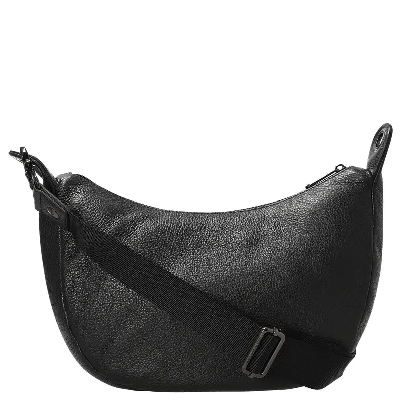 Mandarina Duck Mellow Leather - Umhängetasche S 35 cm (nero)