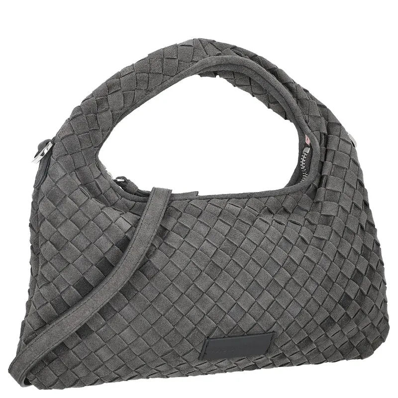 Les Visionnaires Sadie Weave Cozy - Umhängetasche 39 cm (asphalte)