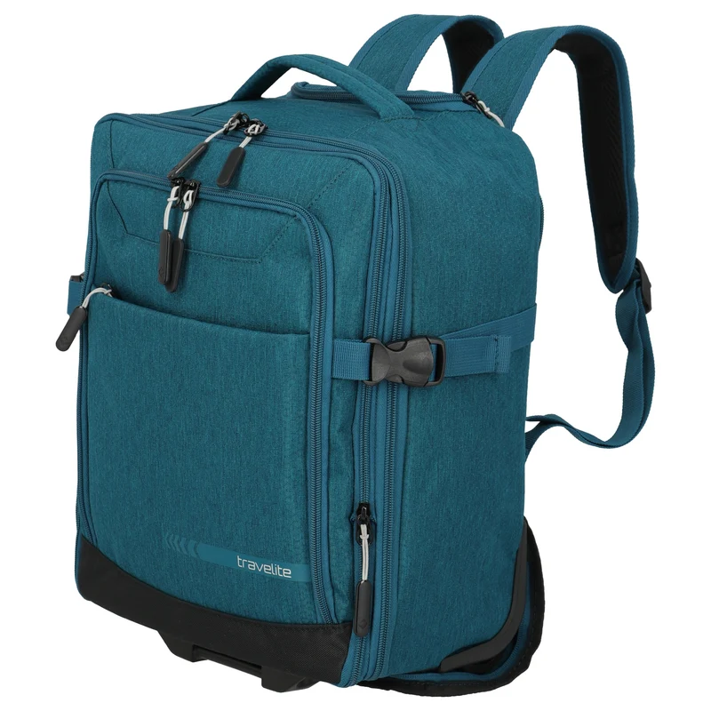 Travelite Kick Off - Rucksacktrolley 15.6" 40 cm (petrol)