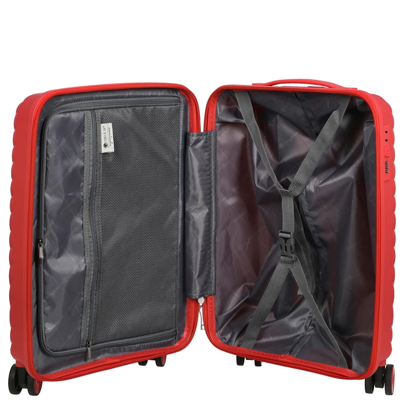 CHECK.IN Sydney- 4-Rollen-Trolley S 55 cm (rot)