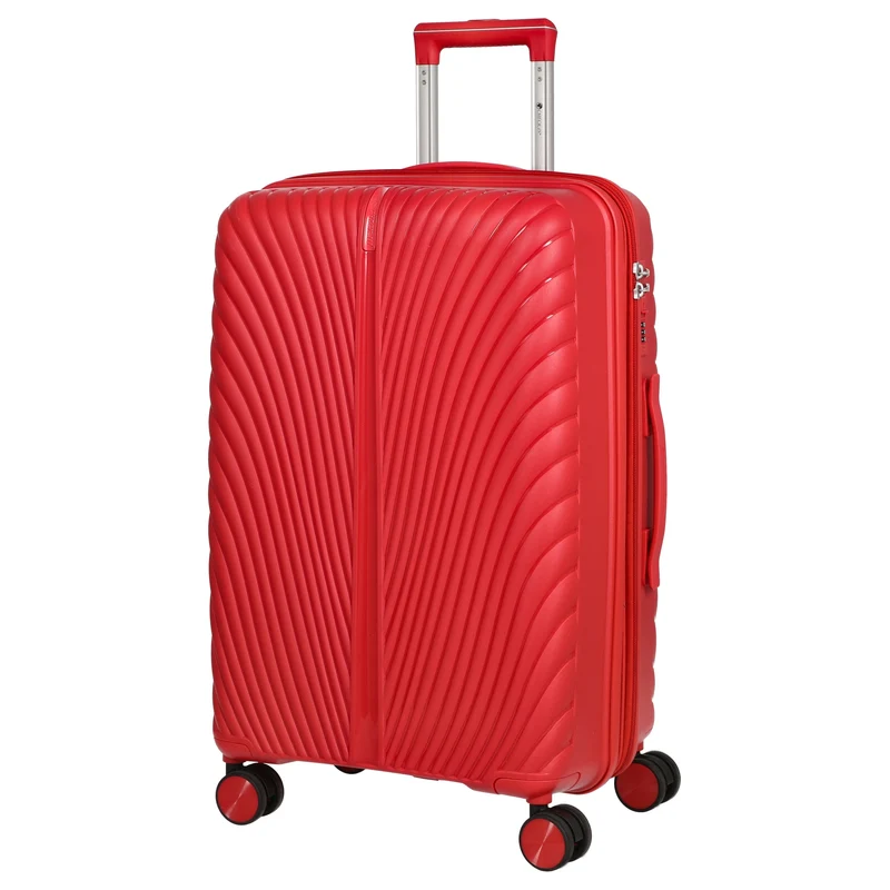 CHECK.IN Sydney- 4-Rollen-Trolley M 66 cm (rot)