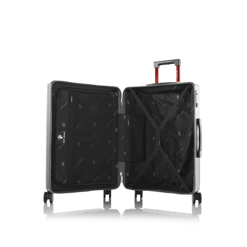 Heys SmartLuggage - 4-Rollen-Kabinentrolley S (silber)