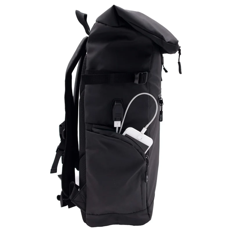 Neoxx VIBE Roll Top - Rucksack 15" 45 cm USB (urban)