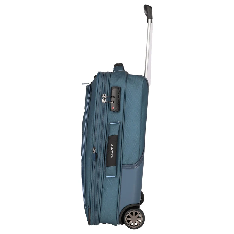 Travelite Skaii Hybrid - 2-Rollen-Kabinentrolley S 55 cm erw. (panoramablau)