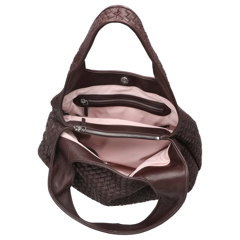 Les Visionnaires Paz Weave Silky - Shopper 45 cm (aubergine)