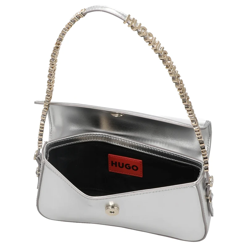HUGO Syndra LA - Schultertasche 25 cm (silver)