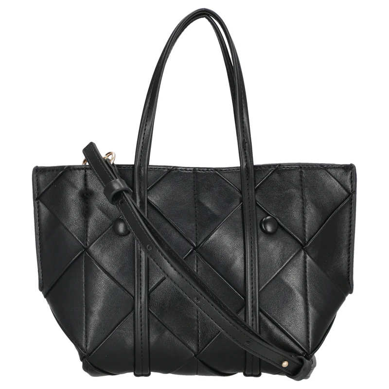 Calvin Klein Woven Mini Tote - Umhängetasche (black)