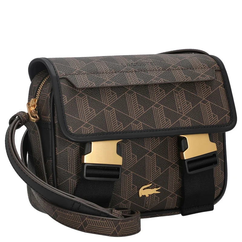 Lacoste The Blend Messenger Bag - Umhängetasche 21.5 cm (mono slate black shitake)