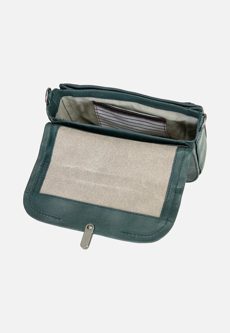 Mrs. Waffle Green Jewel - Saddle Bag