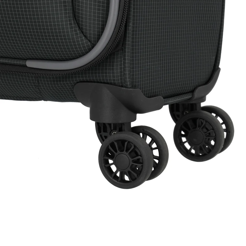 Travelite Corsiica - 4-Rollen-Kabinentrolley S 55 cm erw. (black)