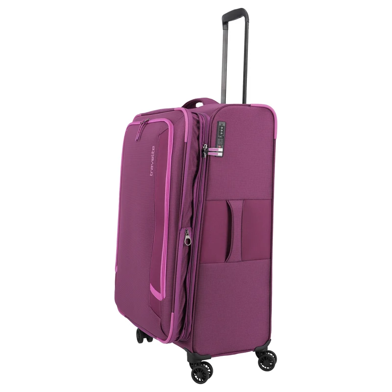 Travelite Corsiica - 4-Rollen-Trolley L 77 cm erw. (pink)