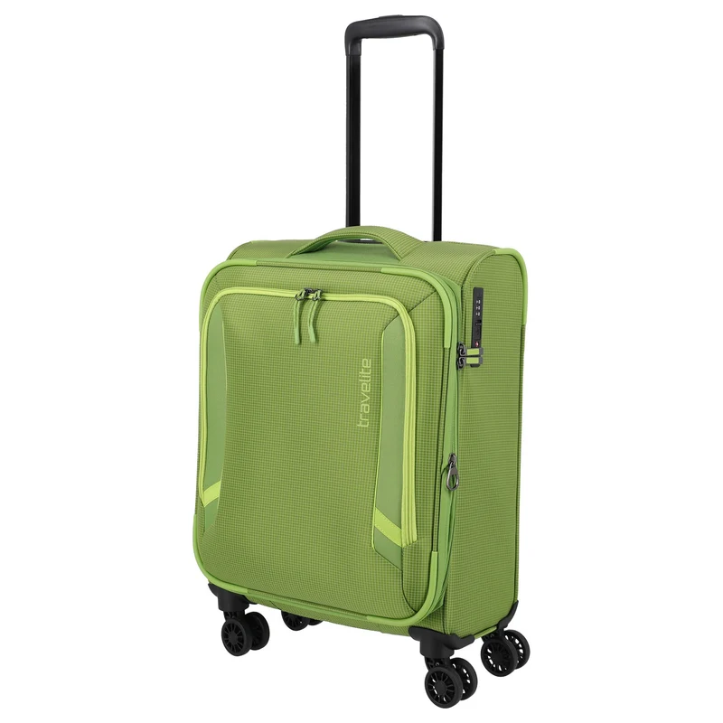Travelite Corsiica - 4-Rollen-Kabinentrolley S 55 cm erw. (fresh green)
