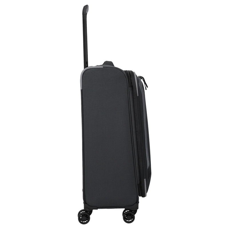 Travelite Corsiica - 4-Rollen-Trolley M 67 cm erw. (black)