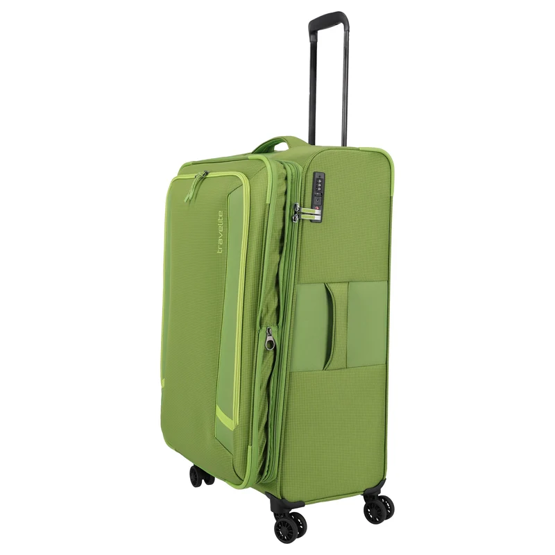 Travelite Corsiica - 4-Rollen-Trolley L 77 cm erw. (fresh green)