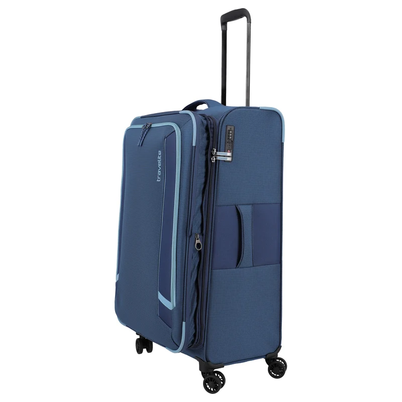 Travelite Corsiica - 4-Rollen-Trolley L 77 cm erw. (blue)