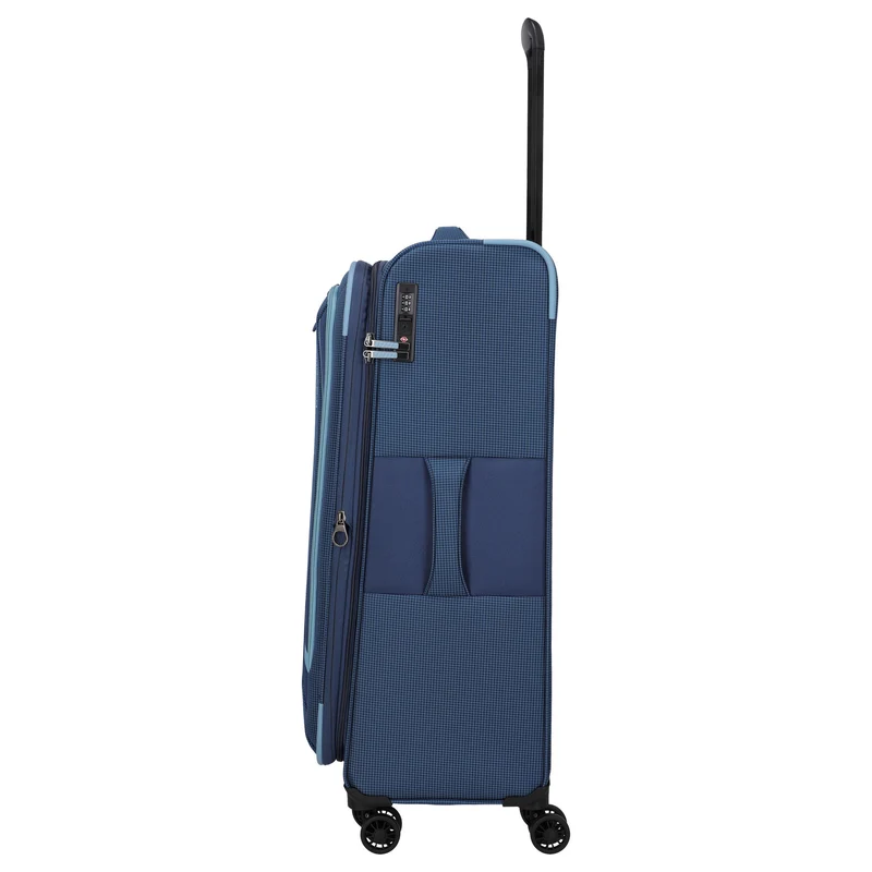 Travelite Corsiica - 4-Rollen-Trolley L 77 cm erw. (blue)