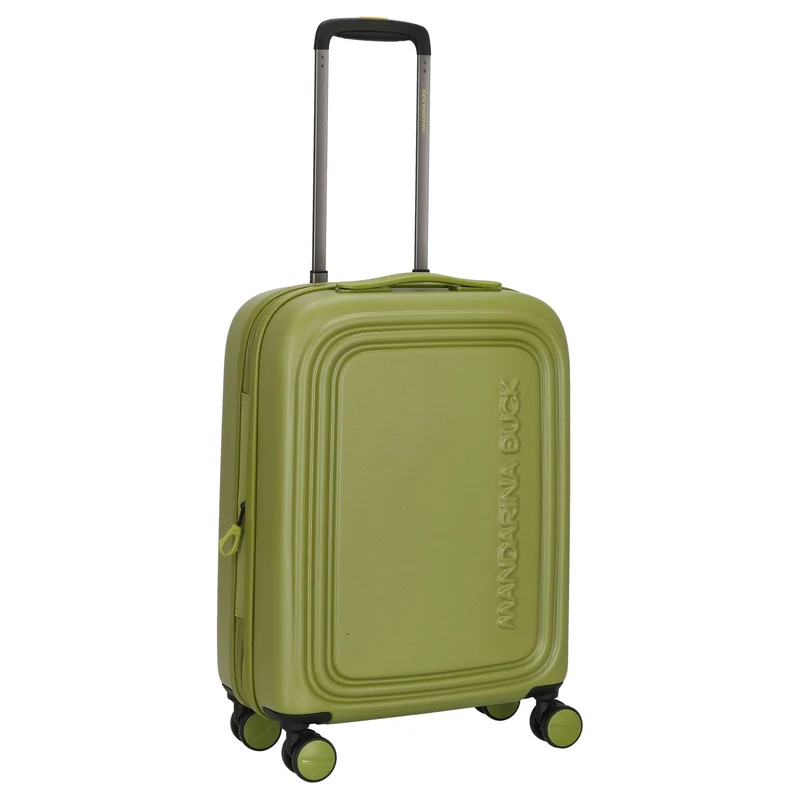 Mandarina Duck Logoduck+ - 4-Rollen-Kabinentrolley 52 cm erw. (winter olive)