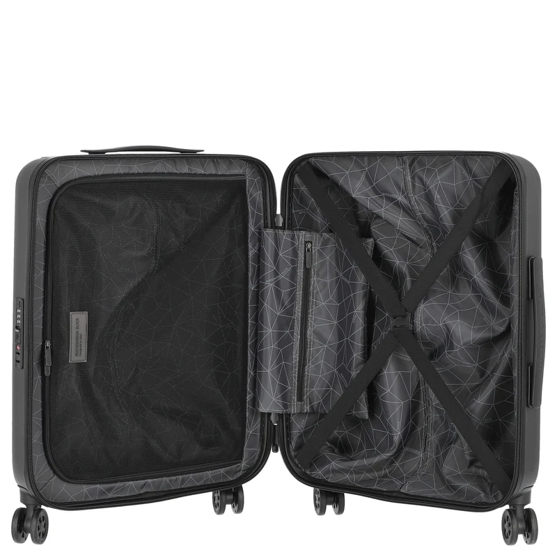 Mandarina Duck Tank Case - 4-Rollen-Trolley mit Vortasche 55 cm (black)