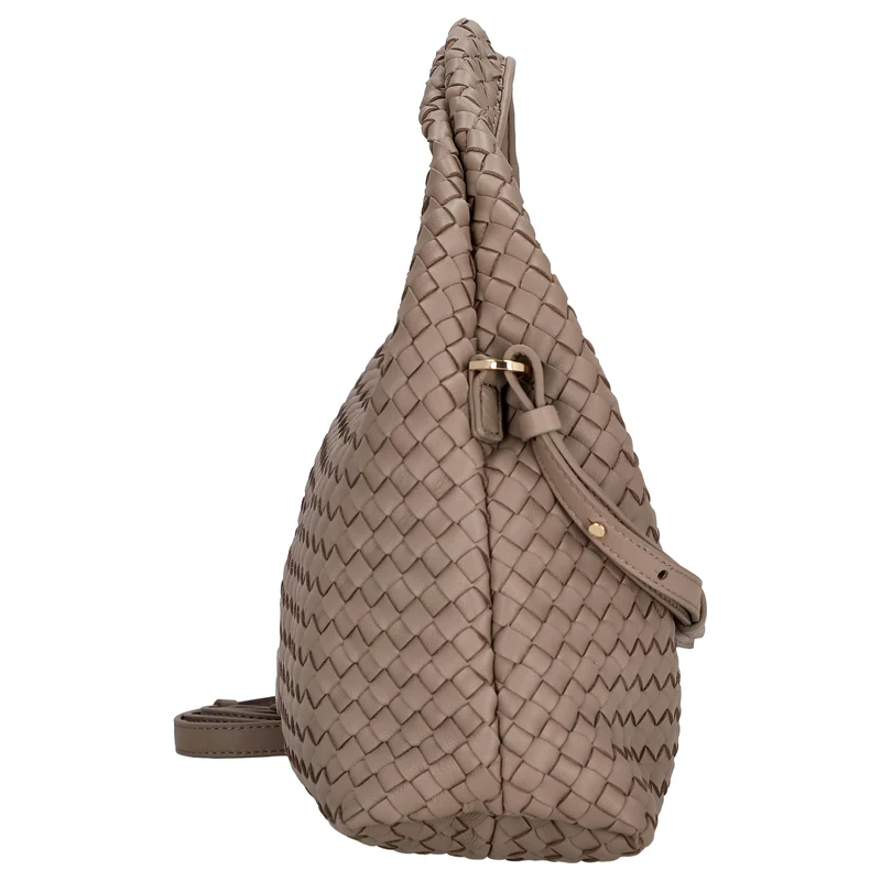 Les Visionnaires Sadie Grande Weave Silky - Henkeltasche 40 cm (cappuccino beige)