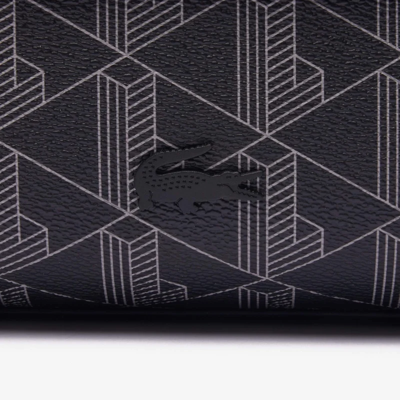 Lacoste The Blend - Kulturbeutel 22 cm (monogram noir gris)