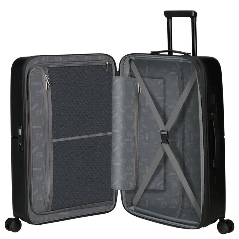 American Tourister Dashpop - 4-Rollen-Trolley 67 cm erw. (schwarz)