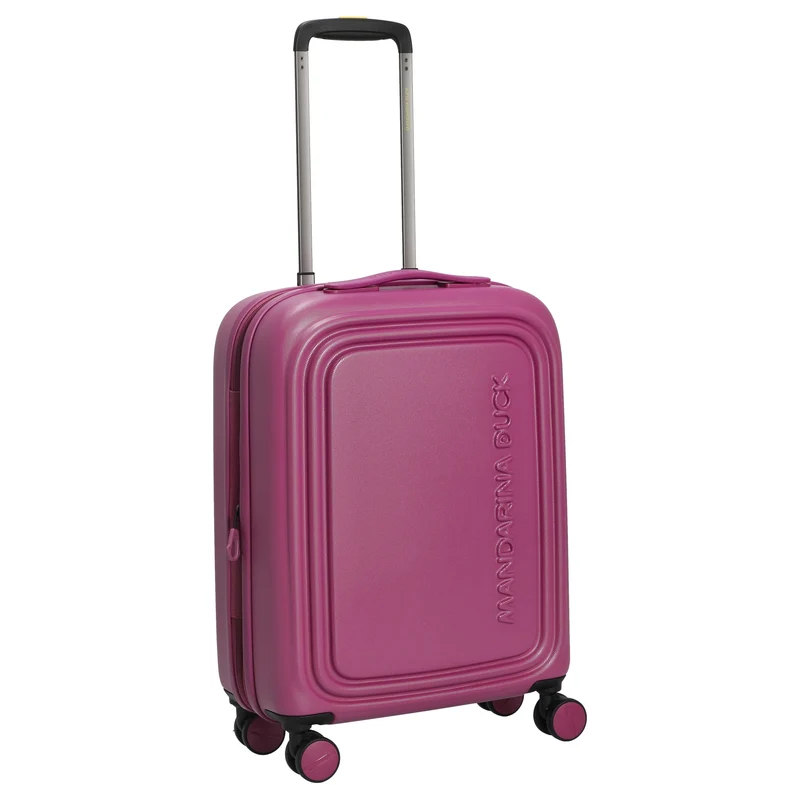 Mandarina Duck Logoduck+ - 4-Rollen-Kabinentrolley 52 cm erw. (digital pink)