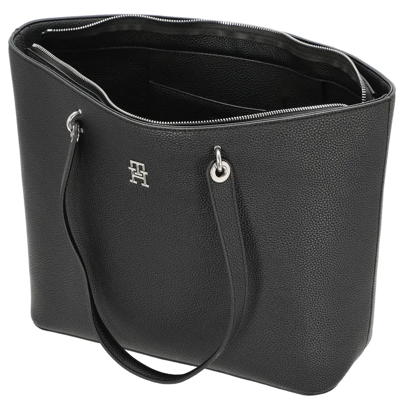 Tommy Hilfiger TH Emblem - Shopper 48 cm (schwarz)